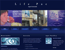 Tablet Screenshot of lifepac.cl
